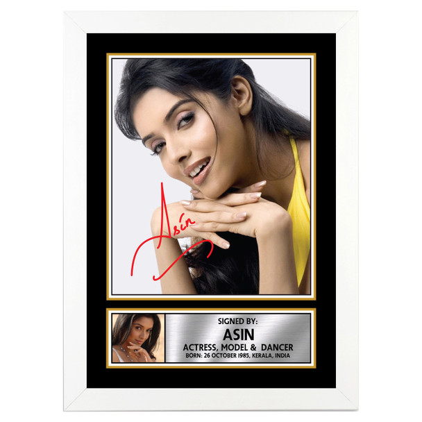 Asin M304 - Bollywood - Autographed Poster Print Photo Signature GIFT