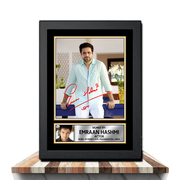 Emrann Hashmi M315 - Bollywood - Autographed Poster Print Photo Signature GIFT