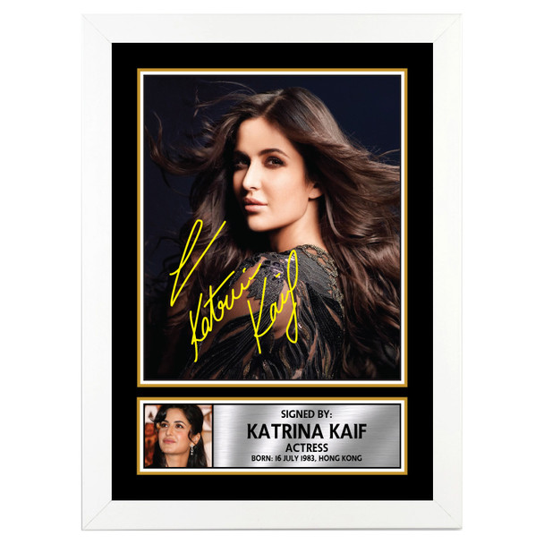 Katrina Kaif M342 - Bollywood - Autographed Poster Print Photo Signature GIFT