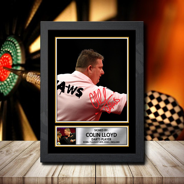 Colin Jaws 2 - Signed Autographed Darts Star Print
