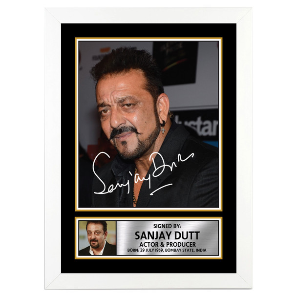 Sanjay Dutt M377 - Bollywood - Autographed Poster Print Photo Signature GIFT