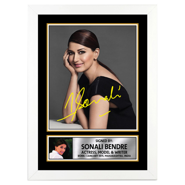 Sonali Bendre M388 - Bollywood - Autographed Poster Print Photo Signature GIFT