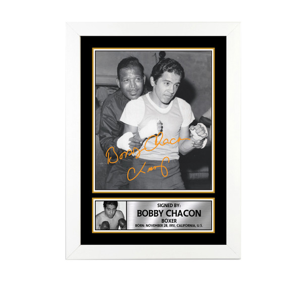 Bobby Chacon M672 - Boxing - Autographed Poster Print Photo Signature GIFT