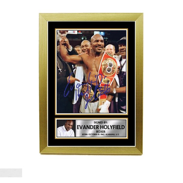 Evander Holyfield M689 - Boxing - Autographed Poster Print Photo Signature GIFT