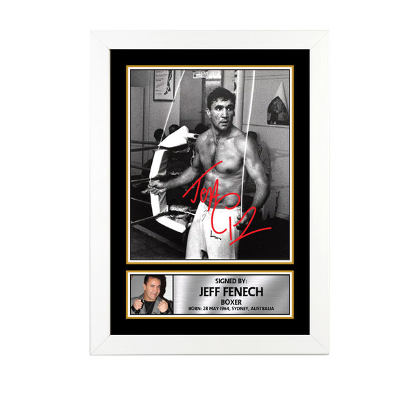 Jeff Fenech M716 - Boxing - Autographed Poster Print Photo Signature GIFT