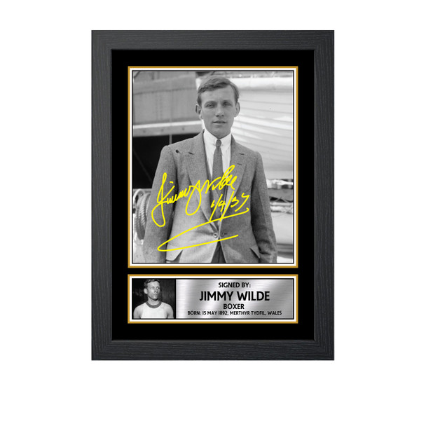 Jimmy Wilde M721 - Boxing - Autographed Poster Print Photo Signature GIFT