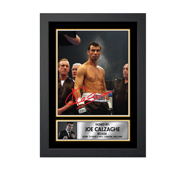 Joe Calzaghe M723 - Boxing - Autographed Poster Print Photo Signature GIFT