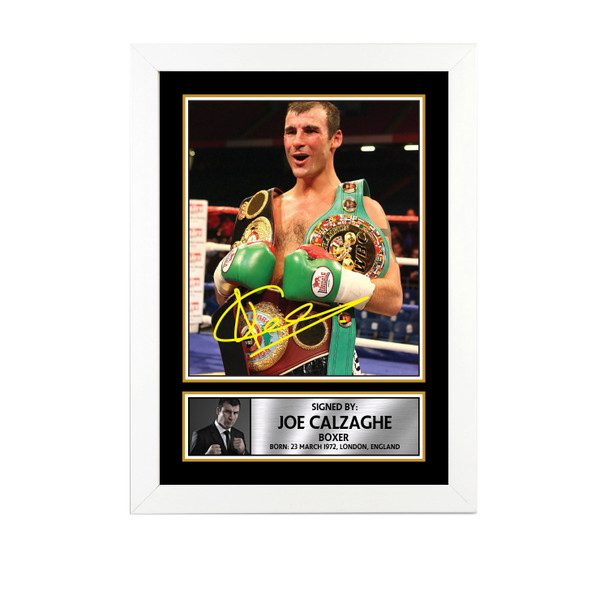 Joe Calzaghe M724 - Boxing - Autographed Poster Print Photo Signature GIFT