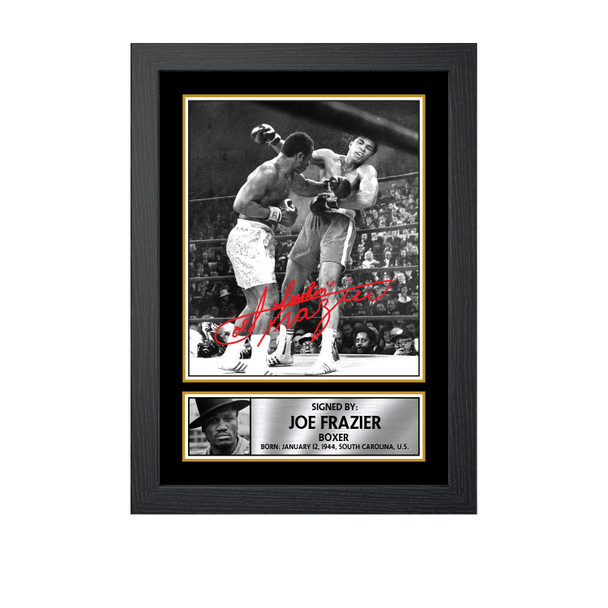 Joe Frazier M725 - Boxing - Autographed Poster Print Photo Signature GIFT