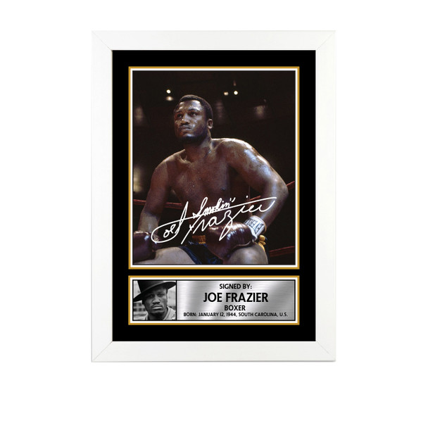 Joe Frazier M726 - Boxing - Autographed Poster Print Photo Signature GIFT