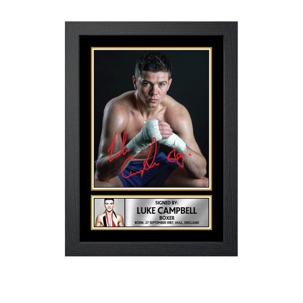 Luke Canpbell M747 - Boxing - Autographed Poster Print Photo Signature GIFT