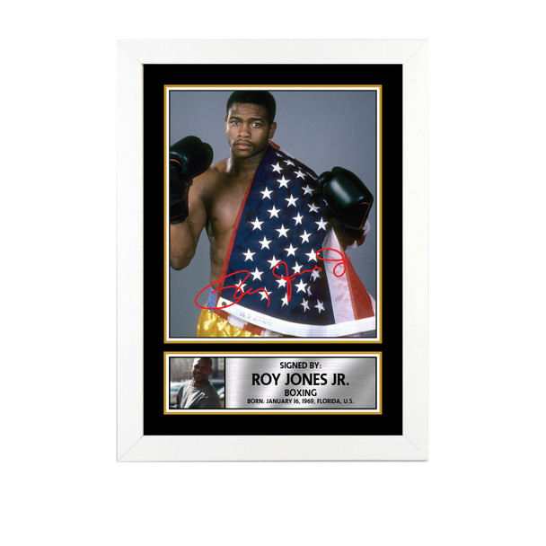 Roy Jones M780 - Boxing - Autographed Poster Print Photo Signature GIFT