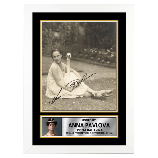 Anna Pavlova 2 - Dancers - Autographed Poster Print Photo Signature GIFT