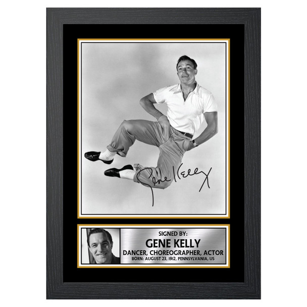 Gene Kelly - Dancers - Autographed Poster Print Photo Signature GIFT