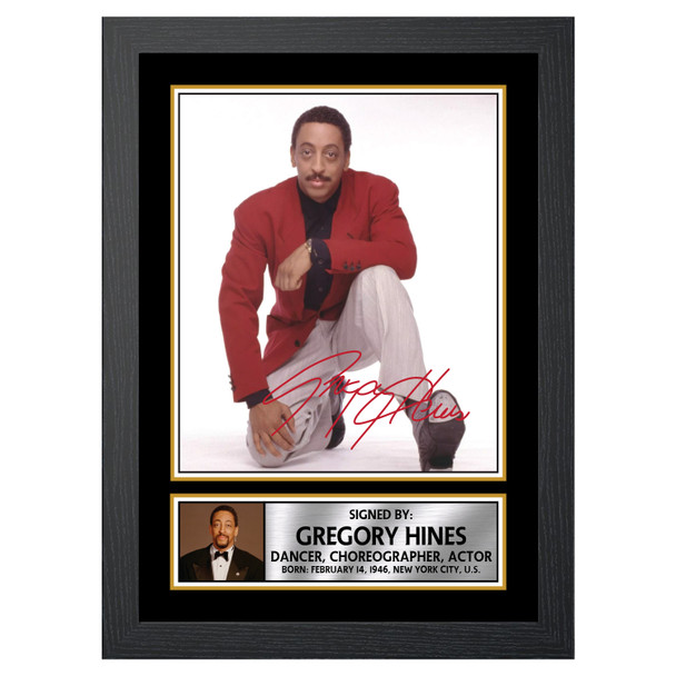 Gregory Hines 2 - Dancers - Autographed Poster Print Photo Signature GIFT