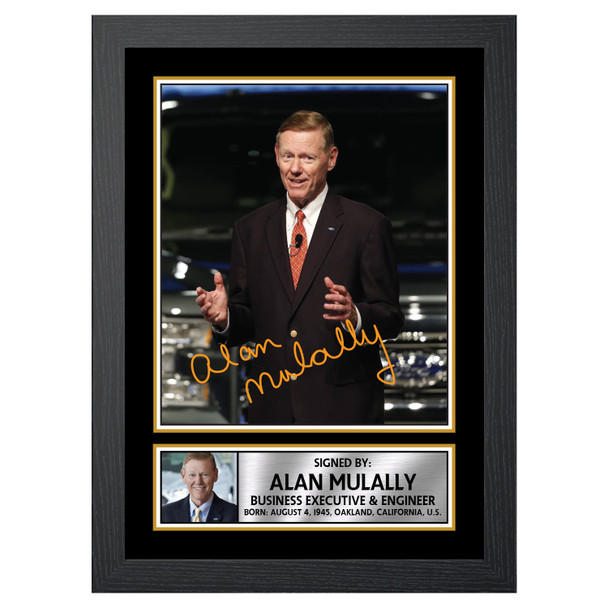 Alan Mulally - Famous Businessmen - Autographed Poster Print Photo Signature GIFT