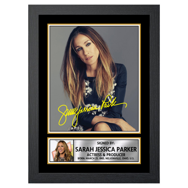 Sarah Jessica Parker - Famous Businessmen - Autographed Poster Print Photo Signature GIFT