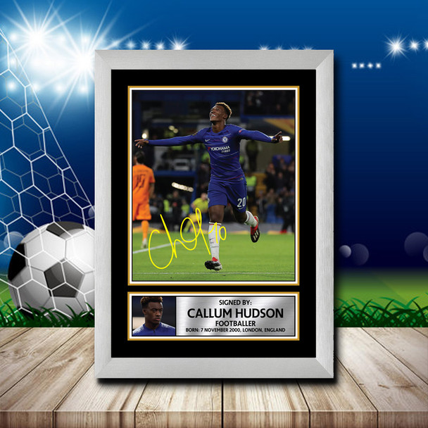 Callum Hudson 2 - Footballer - Autographed Poster Print Photo Signature GIFT