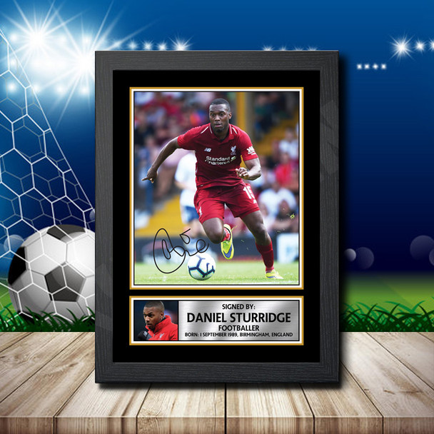 Daniel Sturridge 2 - Footballer - Autographed Poster Print Photo Signature GIFT