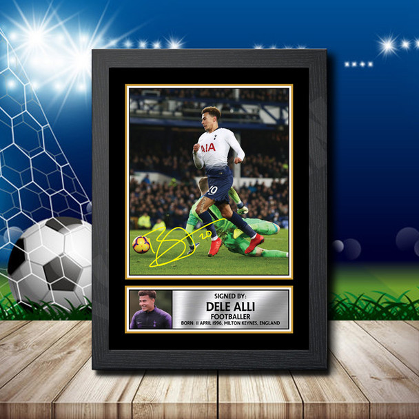 Dele Alli - Footballer - Autographed Poster Print Photo Signature GIFT