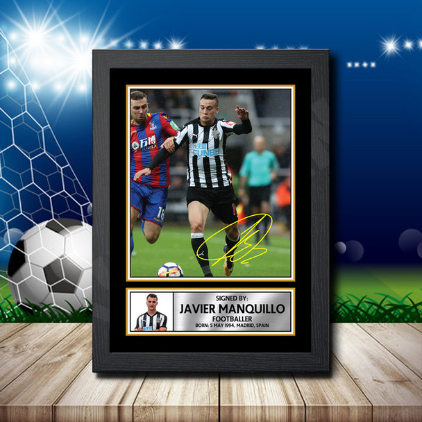 JAVIER MANQUILLO Footballer Autographed Poster Print Photo Signature Gift