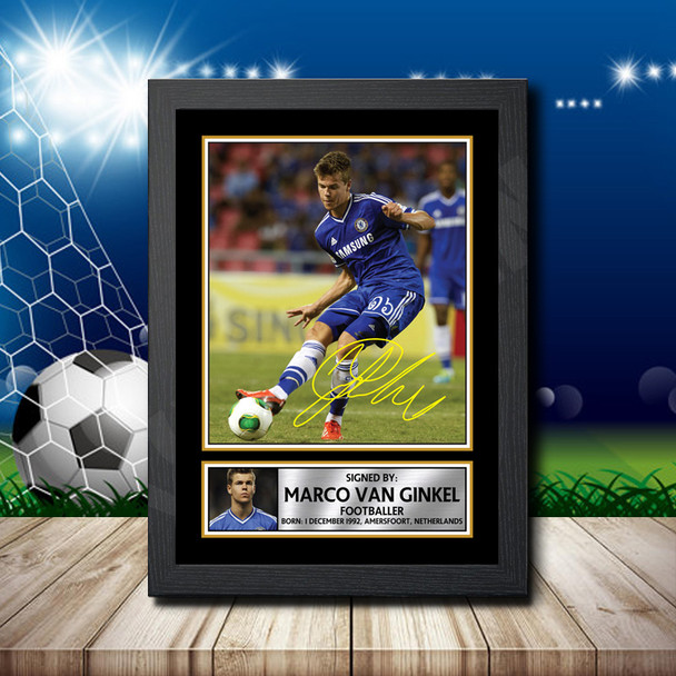 MARCO VAN GINKEL - Footballer - Autographed Poster Print Photo Signature GIFT