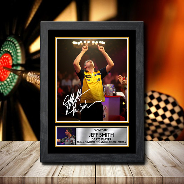 Jeff Smith - Signed Autographed Darts Star Print