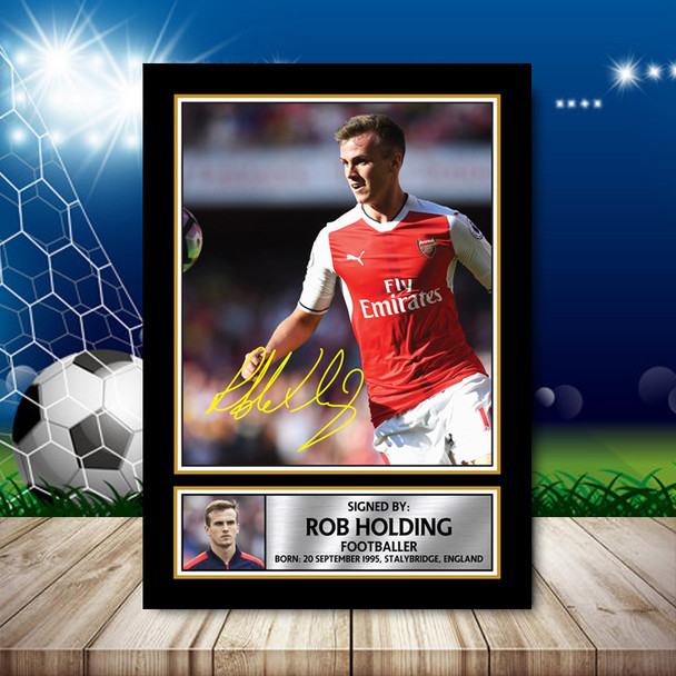 Rob Holding - Footballer - Autographed Poster Print Photo Signature GIFT