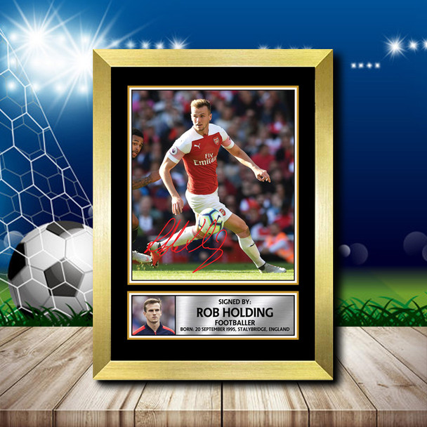 Rob Holding 2 - Footballer - Autographed Poster Print Photo Signature GIFT