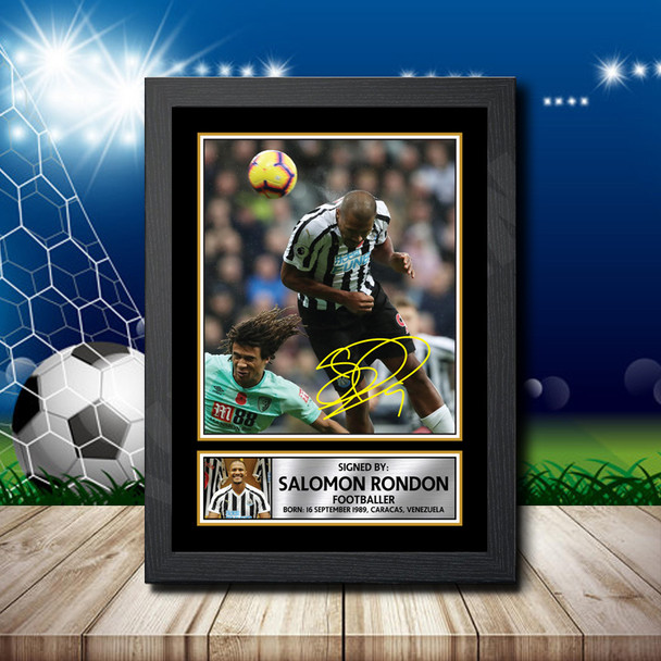 Salomon Rondon - Footballer - Autographed Poster Print Photo Signature GIFT
