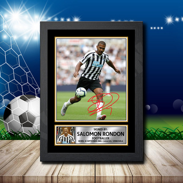 Salomon Rondon 2 - Footballer - Autographed Poster Print Photo Signature GIFT