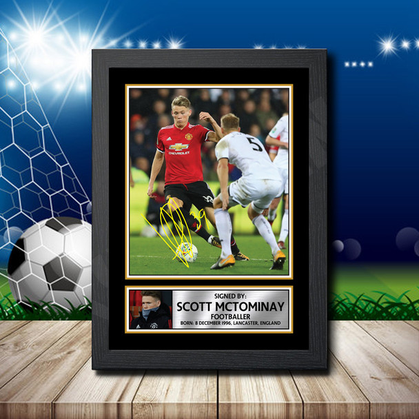 Scott McTominay - Footballer - Autographed Poster Print Photo Signature GIFT
