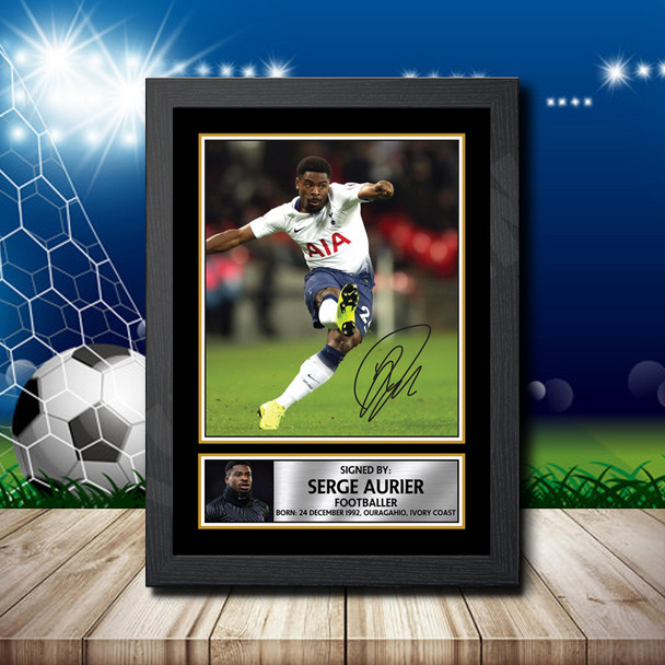 Serge Aurier 2 - Footballer - Autographed Poster Print Photo Signature GIFT