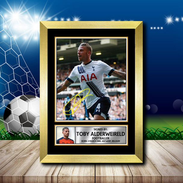 Toby Alderweireld - Footballer - Autographed Poster Print Photo Signature GIFT