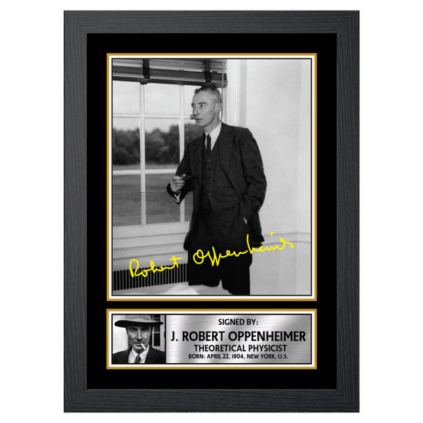 J. Robert Oppenheimer M432 - Scientist - Autographed Poster Print Photo Signature GIFT