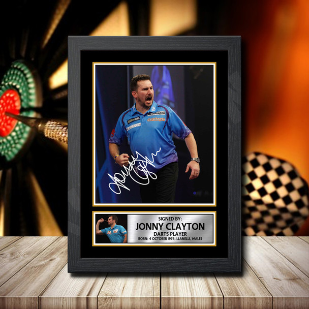 Jonny Clayton 2 - Signed Autographed Darts Star Print