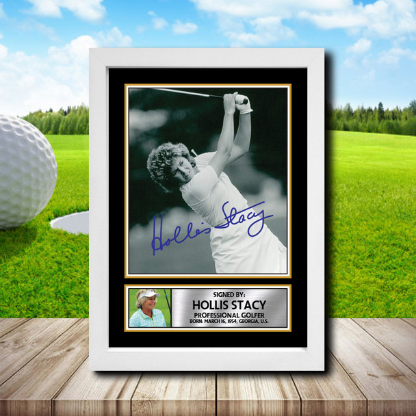 Hollis Stacy 2 - Golf - Autographed Poster Print Photo Signature GIFT