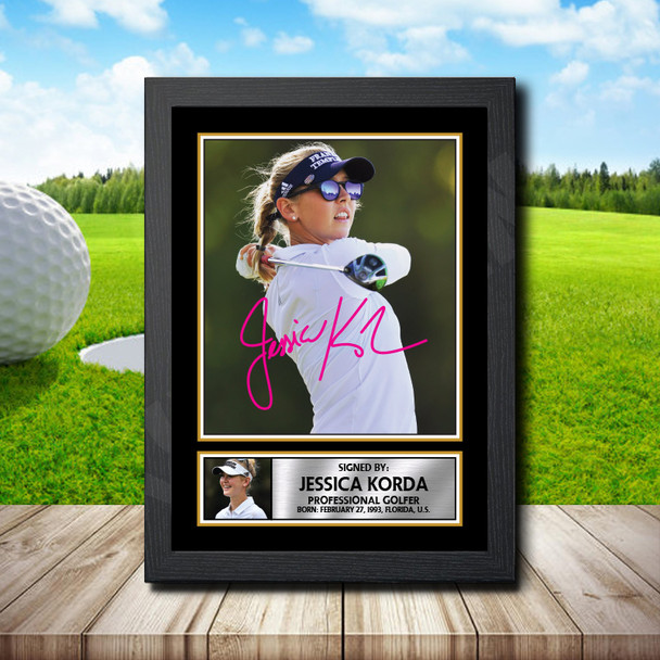 Jessica Korda - Golf - Autographed Poster Print Photo Signature GIFT