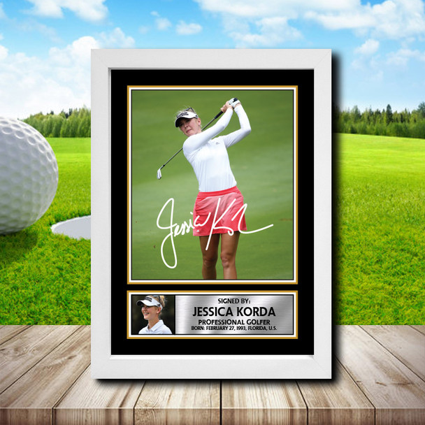 Jessica Korda 2 - Golf - Autographed Poster Print Photo Signature GIFT