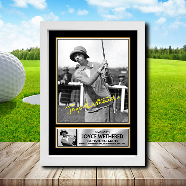 Joyce Wethered - Golf - Autographed Poster Print Photo Signature GIFT