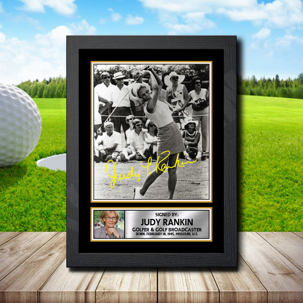 Judy Rankin - Golf - Autographed Poster Print Photo Signature GIFT