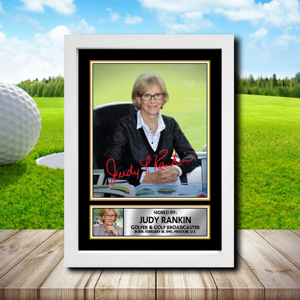 Judy Rankin 2 - Golf - Autographed Poster Print Photo Signature GIFT