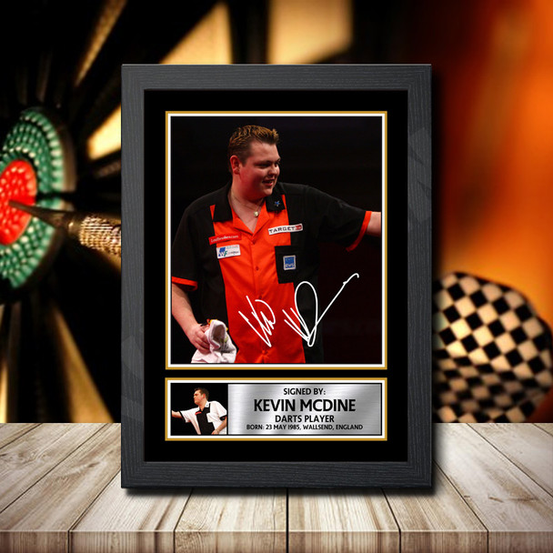 Kevin Mcdine 2 - Signed Autographed Darts Star Print