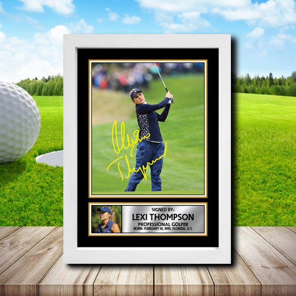 Lexi Thompson 2 - Golf - Autographed Poster Print Photo Signature GIFT