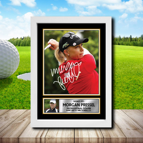 Morgan Pressel 2 - Golf - Autographed Poster Print Photo Signature GIFT