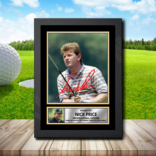 Nick Price - Golf - Autographed Poster Print Photo Signature GIFT