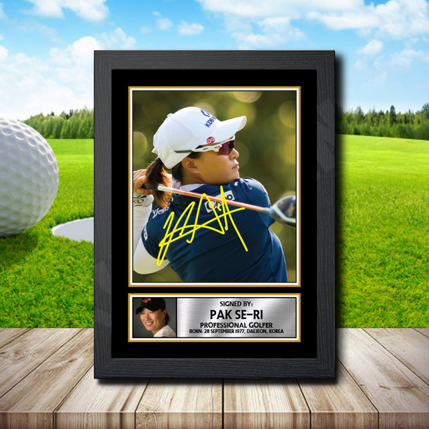 Pak Se-ri - Golf - Autographed Poster Print Photo Signature GIFT