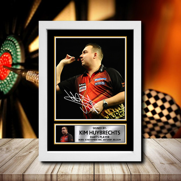 Kim Huybrechts 2 - Signed Autographed Darts Star Print