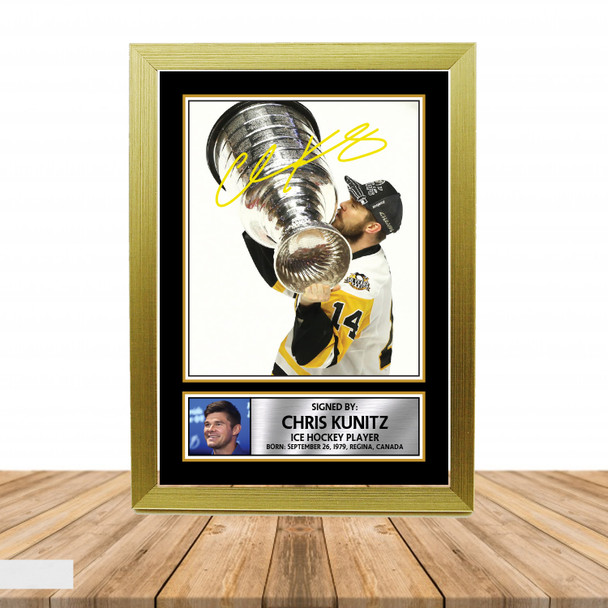 Chris Kunitz - Ice Hockey - Autographed Poster Print Photo Signature GIFT