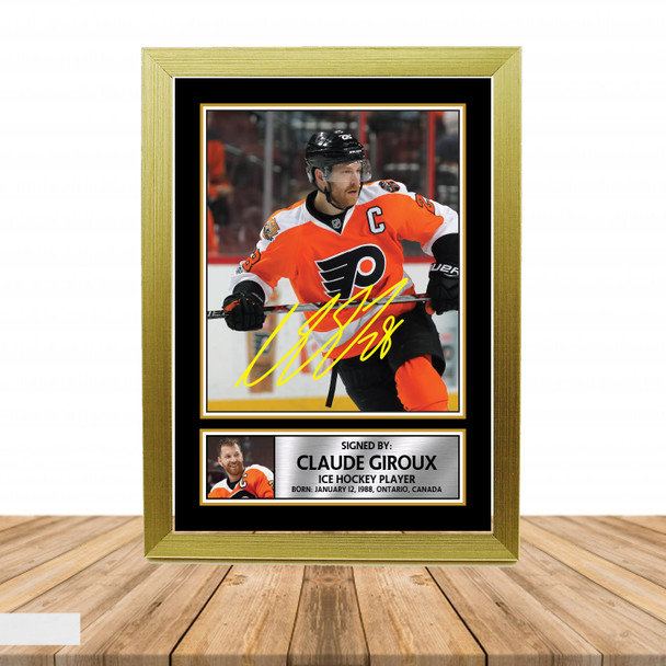 Claude Giroux - Ice Hockey - Autographed Poster Print Photo Signature GIFT